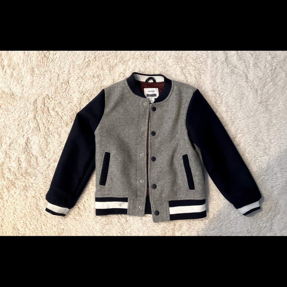 Kids Old Navy Varsity Letterman Jacket